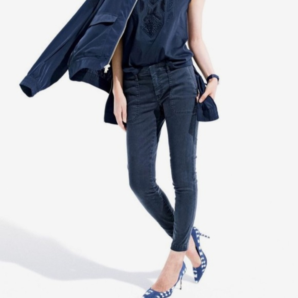 Skinny stretch cargo